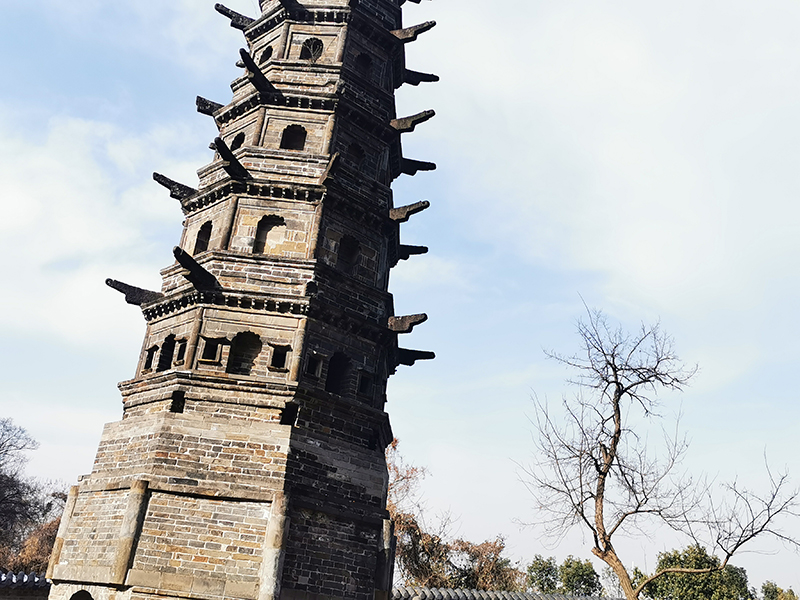 南京方山定林寺斜塔